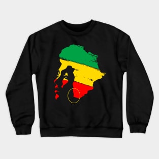 Black Woman, Africa, Black Queen, Black Girl Magic, Juneteenth Crewneck Sweatshirt